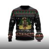 2025 I Hate People Bear Drinking Beer Ugly Christmas Sweater