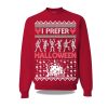 2025 I Prefer Halloween Skeleton Dance Ugly Sweater Christmas 1