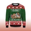 2025 Im Not Addicted To Reading Owl Ugly Christmas Sweater 2