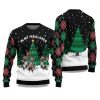 2025 In My FeralArea Raccoon Christmas Ugly Sweater 1