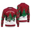 2025 In My FeralArea Raccoon Christmas Ugly Sweater 3