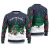 2025 In My FeralArea Raccoon Christmas Ugly Sweater 4