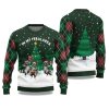 2025 In My FeralArea Raccoon Christmas Ugly Sweater 5