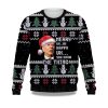 2025 Joe Biden Merry Uh Uh Happy Uh You Know The Thing Ugly Christmas Sweater 1