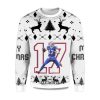 2025 Josh Allen No17 Bills Ugly Christmas Sweater 1