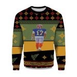 2025 Josh Allen Quarterback Ugly Christmas Sweater