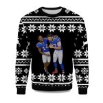 The Josh Allen and Stefon Diggs Bills 2025 Ugly Sweater