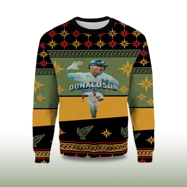2025 Josh Donaldson New York Yankees Ugly Christmas Sweater 1