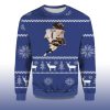 2025 Justin Fields Chicago Bear Down Ugly Christmas Sweater 2