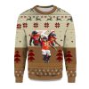 2025 Justin Simmons Denver Broncos Ugly Christmas Sweater 1