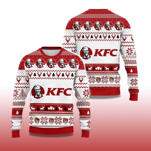 2025 KFC Kentucky Fried Chicken Ugly Christmas Sweater 2