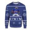 2025 Latavius Murray Bills Ugly Christmas Sweater 1