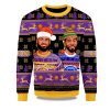 2025 Lebron James And Kawhi Leonard Basketball Christmas Ugly Sweater 1