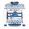2025 Lions Football Ugly Christmas Sweater 1