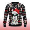 2025 Llama Christmas Light Ugly Christmas Sweater 2