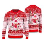 2025 Lovely Pig Reindeer Ugly Christmas Sweater