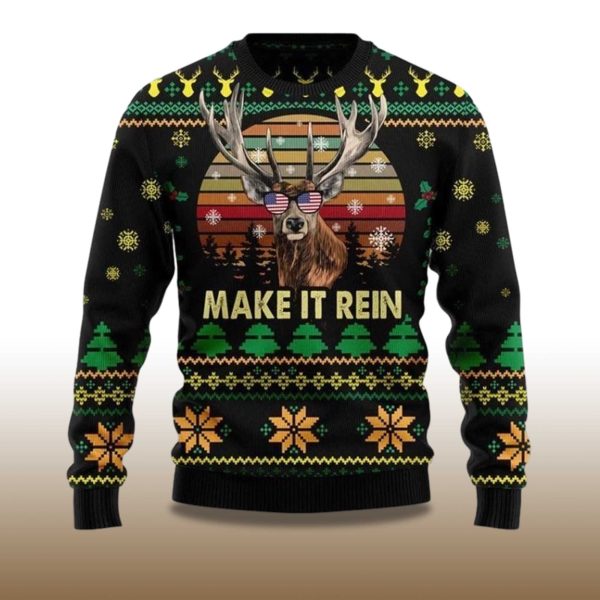 2025 Make It Rein Ugly Christmas Sweater 2