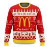 2025 McDonald's Im Lovin It Ugly Christmas Sweater 1