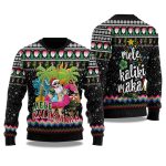 2025 Mele Kalikimaka Santa Claus Ugly Christmas Sweater