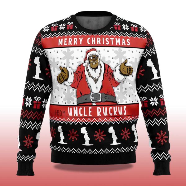 2025 Merry Christmas From Uncle Ruckus Ugly Christmas Sweater 2
