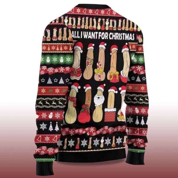 2025 Merry Christmas Penis Ugly Sweater 2