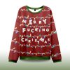 2025 Merry Fucking Christmas Ugly Christmas Sweater 2