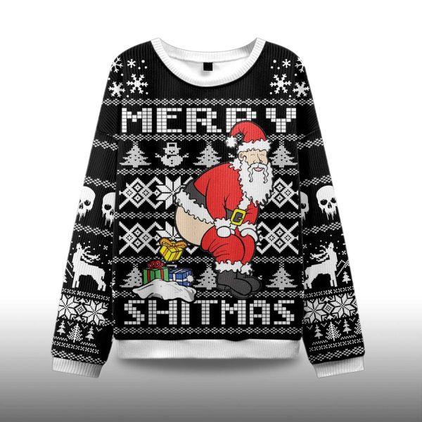 2025 Merry Shitmas Ugly Christmas Sweater
