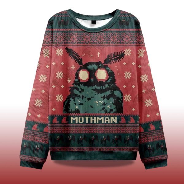 2025 Mothman Ugly Christmas Sweater 2