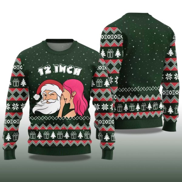 2025 Naughty Santa 12 Inch Surprise Ugly Christmas Sweater 2