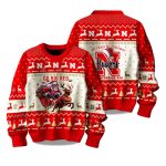 2025 Nebraska Cornhuskers Go Big Red Ugly Christmas Sweater