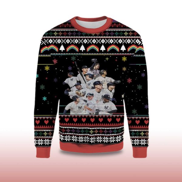 2025 New York Yankees Special Team Ugly Christmas Sweater 1