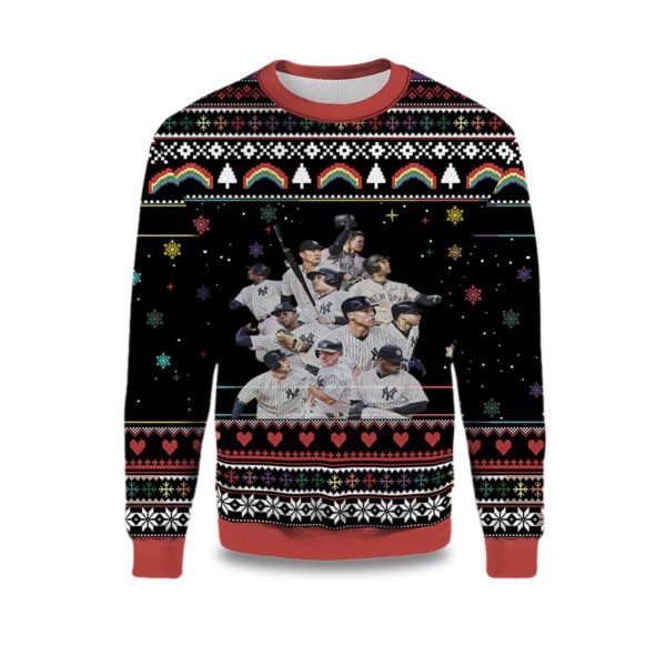 2025 New York Yankees Special Team Ugly Christmas Sweater 2