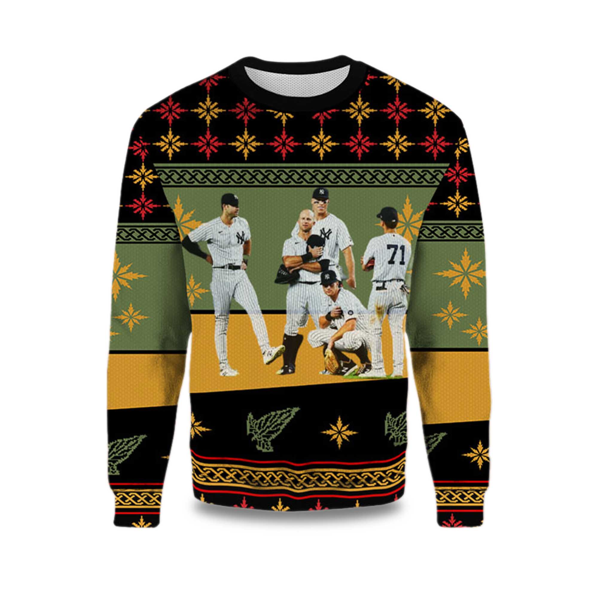 2025 New York Yankees Ugly Christmas Sweater 