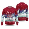2025 Oh Flock Its Winter Again Flamingo Ugly Christmas Sweater 1