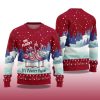 2025 Oh Flock Its Winter Again Flamingo Ugly Christmas Sweater 2
