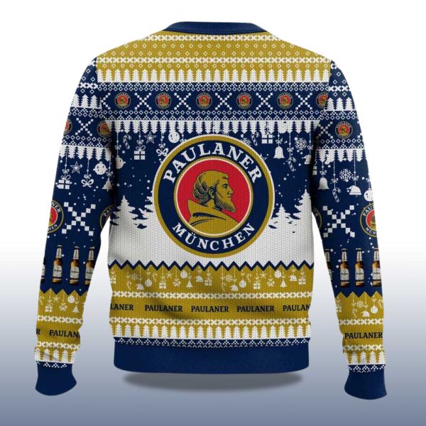 2025 Paulaner German Beer Christmas Ugly Sweater 2