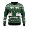2025 Pew Pew Madafakas Cat Ugly Christmas Sweater 1