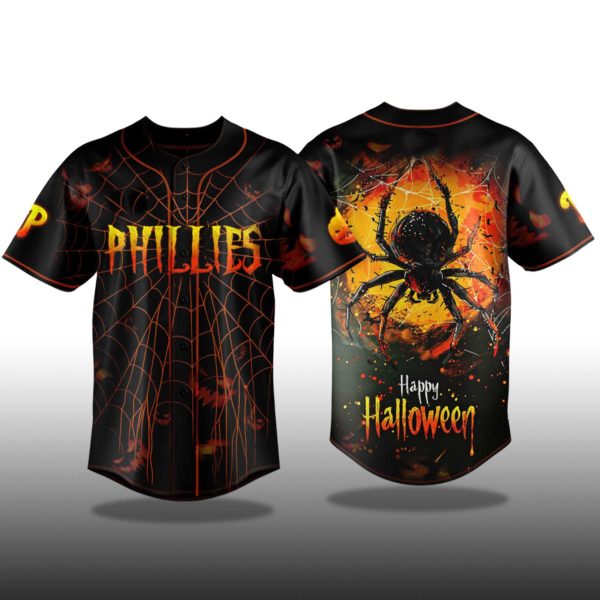 2025 Philadelphia Phillies Happy Halloween Jersey 2