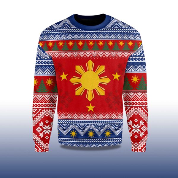 2025 Philippines Filipinos Christmas Ugly Sweater 2