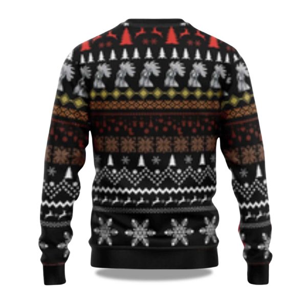 2025 Rooster Stop Looking at My Cock Christmas Sweater