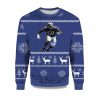 2025 Roquan Smith Chicago Bears Ugly Christmas Sweater 1