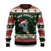 2025 Santa Koala Christmas Ugly Sweater 1