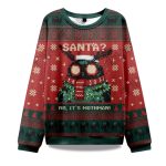 2025 Santa No It's Mothman Ugly Christmas Sweater