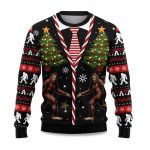 2025 Sasquatch Bigfoot Christmas Vest Ugly Sweater