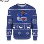 2025 Stefon Diggs Bills Ugly Christmas Sweater
