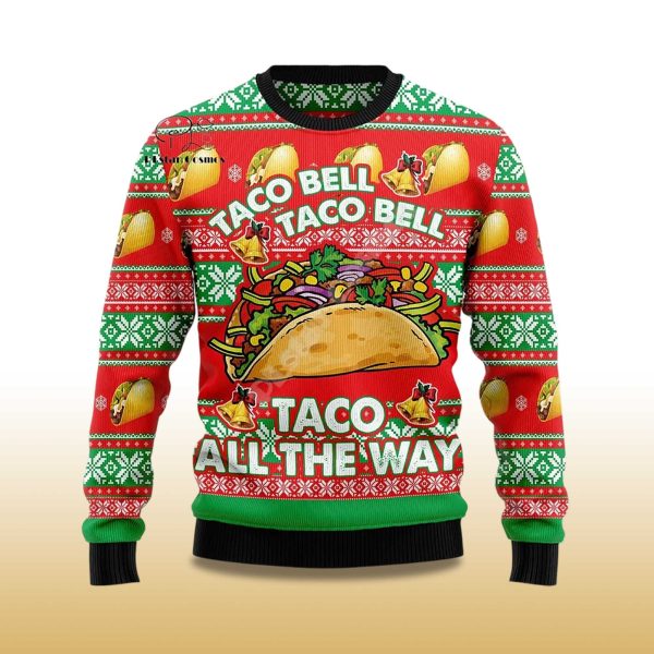 2025 Taco Bell Ugly Christmas Sweater 2