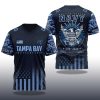 2025 Tampa Bay Buccaneers US Navy 250th Birthday Celebration V neck Short Sleeve Jersey 2