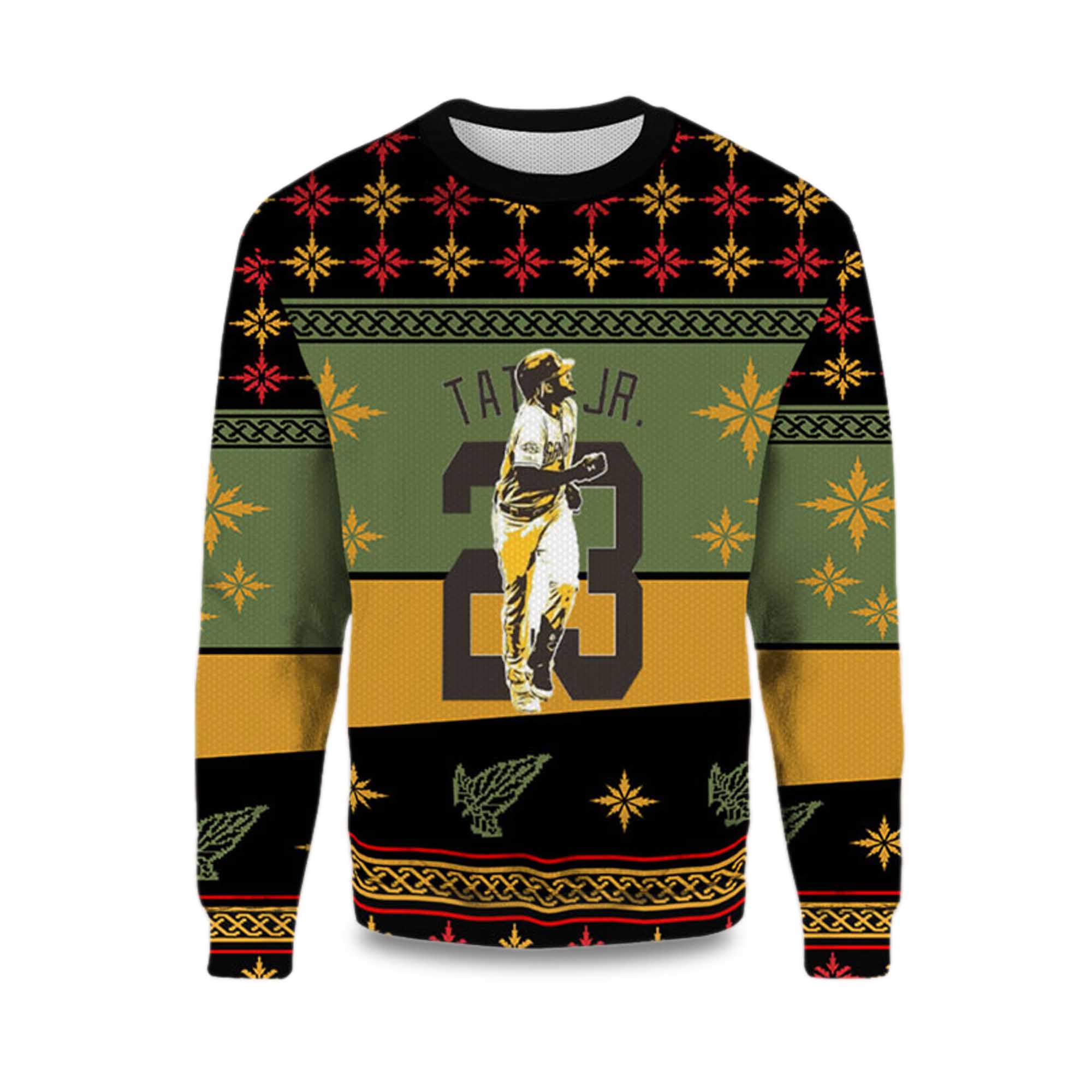 2025 Tatis JR. San Diego Padres Ugly Christmas Sweater 2025 Tatis JR. San Diego Padres Ugly Christmas Sweater