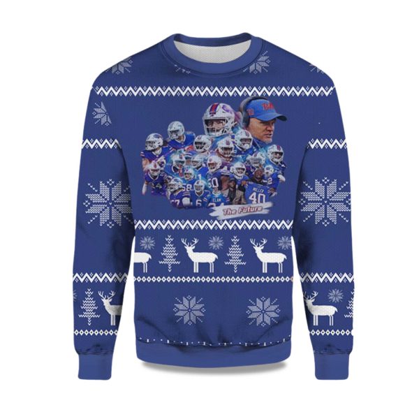 2025 The Future Of Bills Ugly Christmas Sweater 1