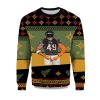 2025 Tremaine Edmunds Chicago Bears Ugly Christmas Sweater 1